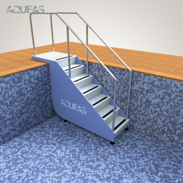 REMOVABLE POOL STAIRWAYS, model AQ-RPSW