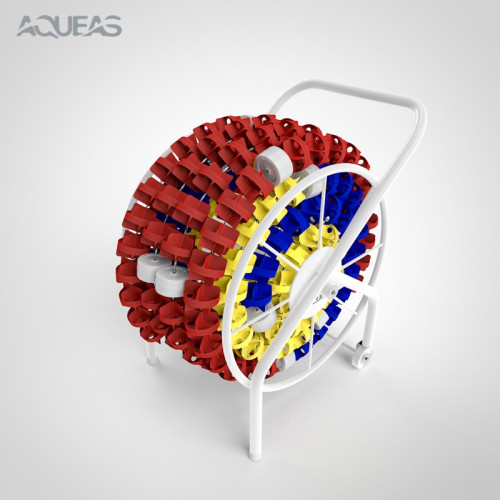 Reusable Rope Reels LANE ROPE MINI STORAGE REEL ECONOMY, model AQ-MLRR025PC | AQUEAS